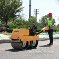 Fácil de operar mini rolo compactador de tambor duplo de pressão manual para venda FYLJ-S600C